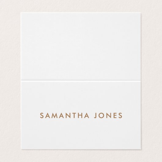 ミニマルモダンリスト 名刺 (外部フラット)