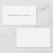 ミニマルモダンリスト 名刺 (正面/裏面)