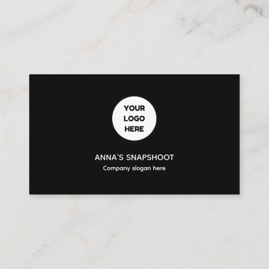 ミニマルモダンリスト、QRコード名刺 名刺 (裏面)