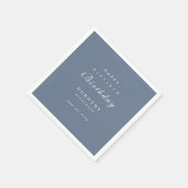 ミニマルモダンリストANYマイルストーンアダルト誕生日 スタンダードカクテルナプキン (角)