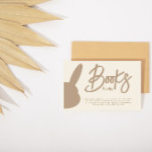 ミニマルモダンリストBeigeベビーシャワーベビー エンクロージャーカード