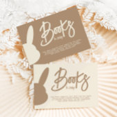 ミニマルモダンリストBeigeベビーシャワーベビー エンクロージャーカード