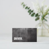 ミニマルモダンリストBlackboardドライバプロフェッショナル 名刺 (スタンド正面)