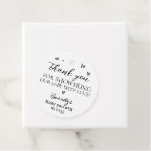 ミニマルモダンリストHello Baby Shower フェイバータグ (インサイチュ)