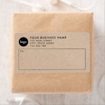 ミニマルモダンリストKraft Business Logo Shipping