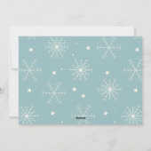 ミニマルモダンリストMerry Christmas 1写真 シーズンカード (裏面)