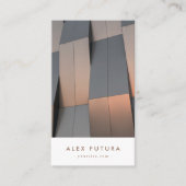 ミニマルモダンリストProデザインアーキテクチャQrコード 名刺 (正面)