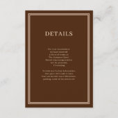 ミニマルモダンリズム・コーヒー・エンクロージャカード エンクロージャーカード (正面)