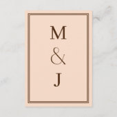 ミニマルモダンリズム・コーヒー・エンクロージャカード エンクロージャーカード (裏面)