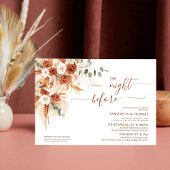 ミニマルモダンリハーサルのディナーナイト 招待状