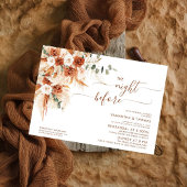 ミニマルモダンリハーサルのディナーナイト 招待状