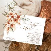 ミニマルモダンリハーサルのディナーナイト 招待状