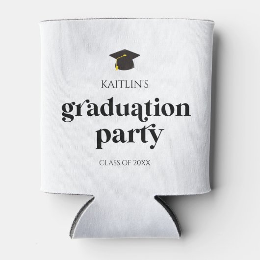 ミニマルモダンレトロ卒業党 缶クーラー (正面)