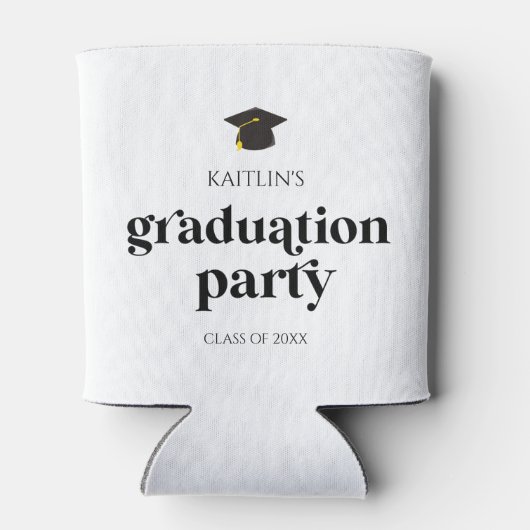 ミニマルモダンレトロ卒業党 缶クーラー (裏面)