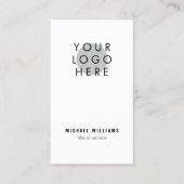 ミニマルモダンロゴ 名刺 (正面)