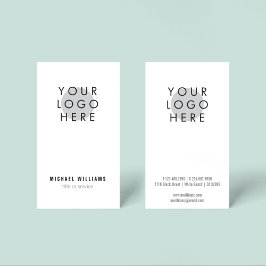 ミニマルモダンロゴ 名刺