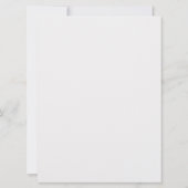 ミニマルモダン主義のアラビア語ムスリム結婚ズ 招待状 (裏面)