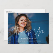 ミニマルモダン主義の卒業写真 ポストカード (正面/裏面)