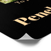 ミニマルモダン主義の卒業式ウェルカムサイン ポスター (角)