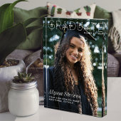 ミニマルモダン主義の大学院ホワイトオーバーレイカスタム フォトブロック