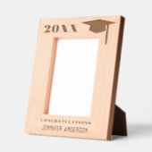 ミニマルモダン主義の大学院写真 レーザー彫刻フレーム (左)