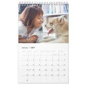 ミニマルモダン主義の家族の写真カレンダー2025 カレンダー (1月 2027)