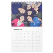 ミニマルモダン主義の家族の写真カレンダー2025 カレンダー (2月 2026)