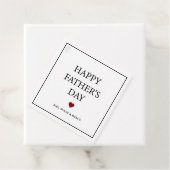 ミニマルモダン主義ハッピー・ファーザーズ・デイ・ギフト フェイバータグ (インサイチュ)
