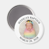 ミニマルモダン主義バプティスサークル写真 マグネット (正面/裏面)