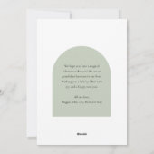 ミニマルモダン主義フォトコラージメリークリスマス シーズンカード (裏面)