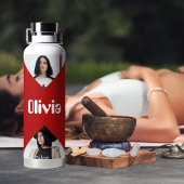 ミニマルモダン主義フォトコラージュパーソナライズされた ウォーターボトル