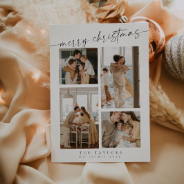 ミニマルモダン主義メリークリスマスカード シーズンカード