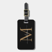 ミニマルモダン主義モノグラエレガントム ラゲッジタグ (正面縦)