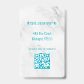 ミニマルモダン先生IDカードバッジ バッジ (裏面)