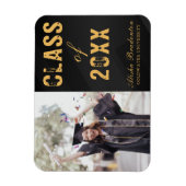 ミニマルモダン卒業証書 マグネット (縦)