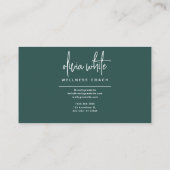 ミニマルモダン名刺, ボヘミアンミニマル  名刺 (裏面)