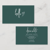 ミニマルモダン名刺, ボヘミアンミニマル  名刺 (正面/裏面)