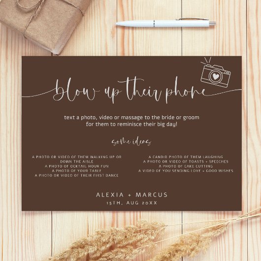 ミニマルモダン吹のサインを結婚出す ポスター