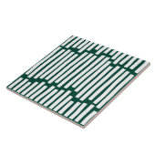 ミニマルモダン図緑はっきりしたユニーク タイル (側面)