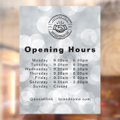 ミニマルモダン小企業名ロゴ ウィンドウサイン (シート2)