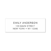 ミニマルモダン差出人住所 セルフインキングスタンプ (デザイン)