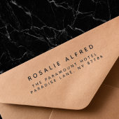 ミニマルモダン差出人住所 セルフインキングスタンプ