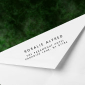 ミニマルモダン差出人住所 セルフインキングスタンプ