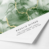 ミニマルモダン差出人住所 セルフインキングスタンプ