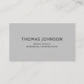 ミニマルモダン建築名刺 名刺 (正面)