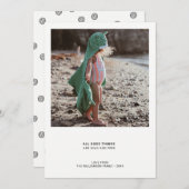 ミニマルモダン引用文 |フォトシンプル引用文 シーズンカード (正面/裏面)