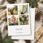 ミニマルモダン引用文 |写真のコラージュ シーズンカード