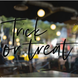 ミニマルモダン手品  ハッピーハローウィン ウィンドウサイン