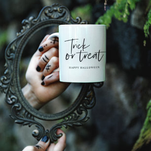 ミニマルモダン手品  ハッピーハローウィン コーヒーマグカップ