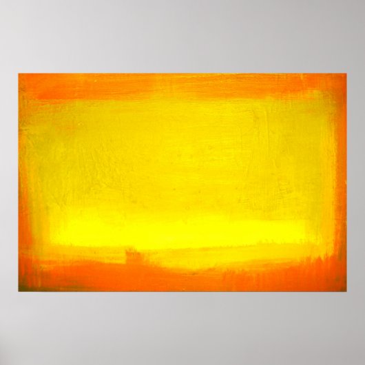 ミニマルモダン抽象芸術アートポスタープリント ポスター (正面)